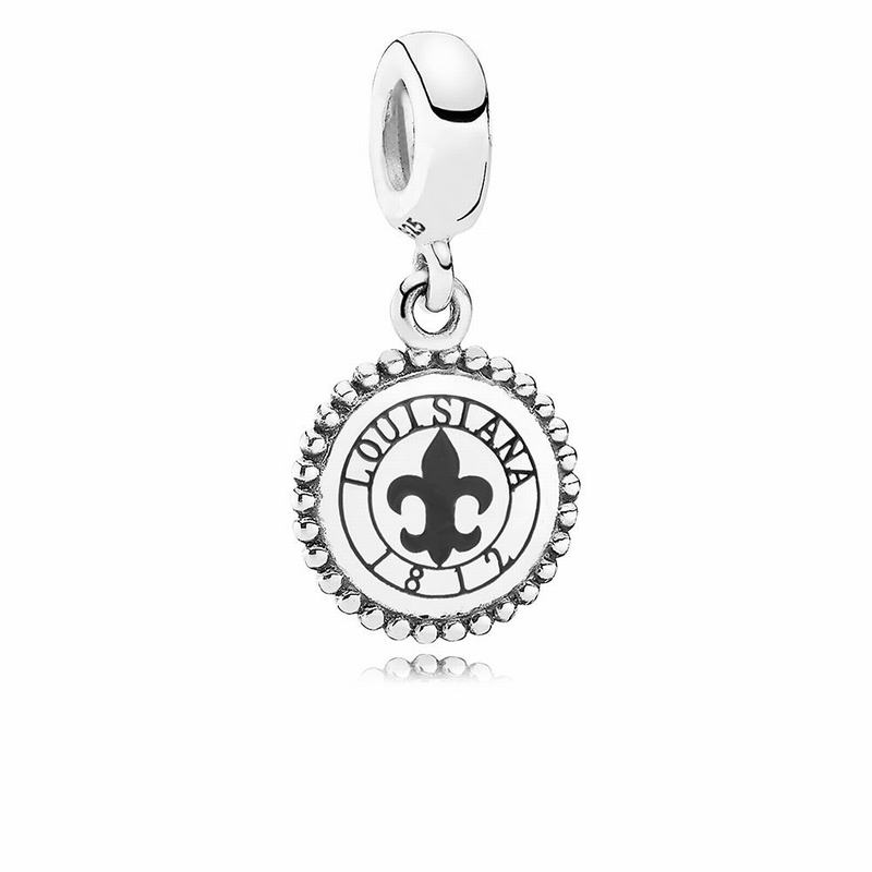 Pandora Louisiana Dangle Charm Silver Egypt DX8145609